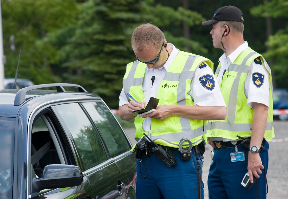 Politie aanwezig bij verkeersongeval