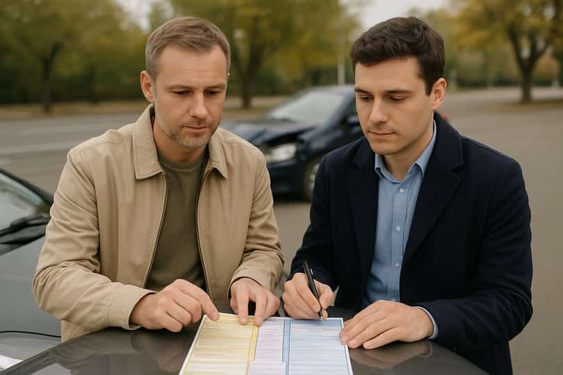 juridische waarde aanrijdingsformulier